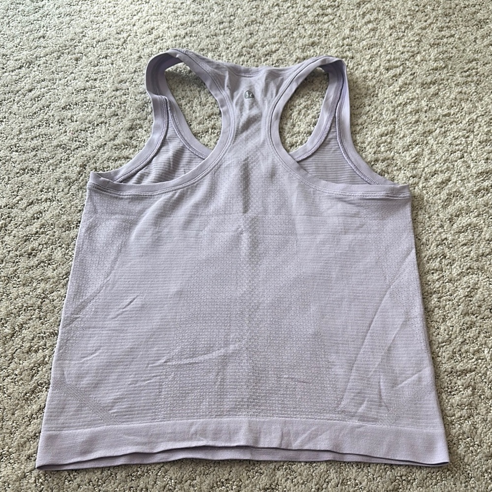 Lavender Racerback Tank Top - Picture 2 of 4